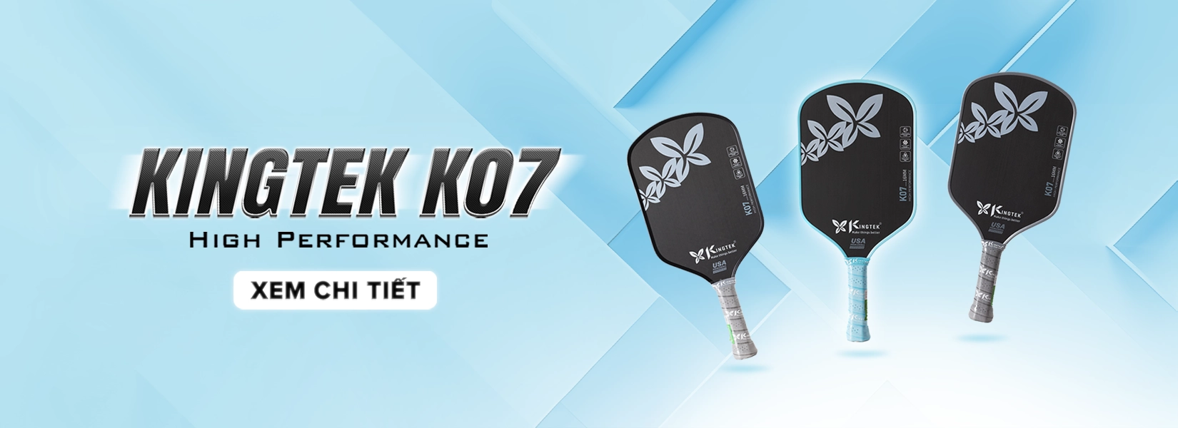 vợt pickleball Kingtek K07