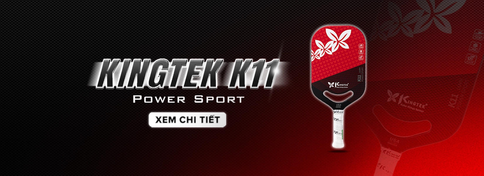 vợt pickleball Kingtek K11