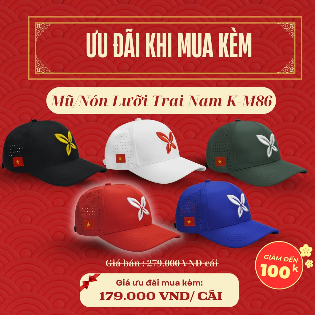 nón pickleball thời trang nam