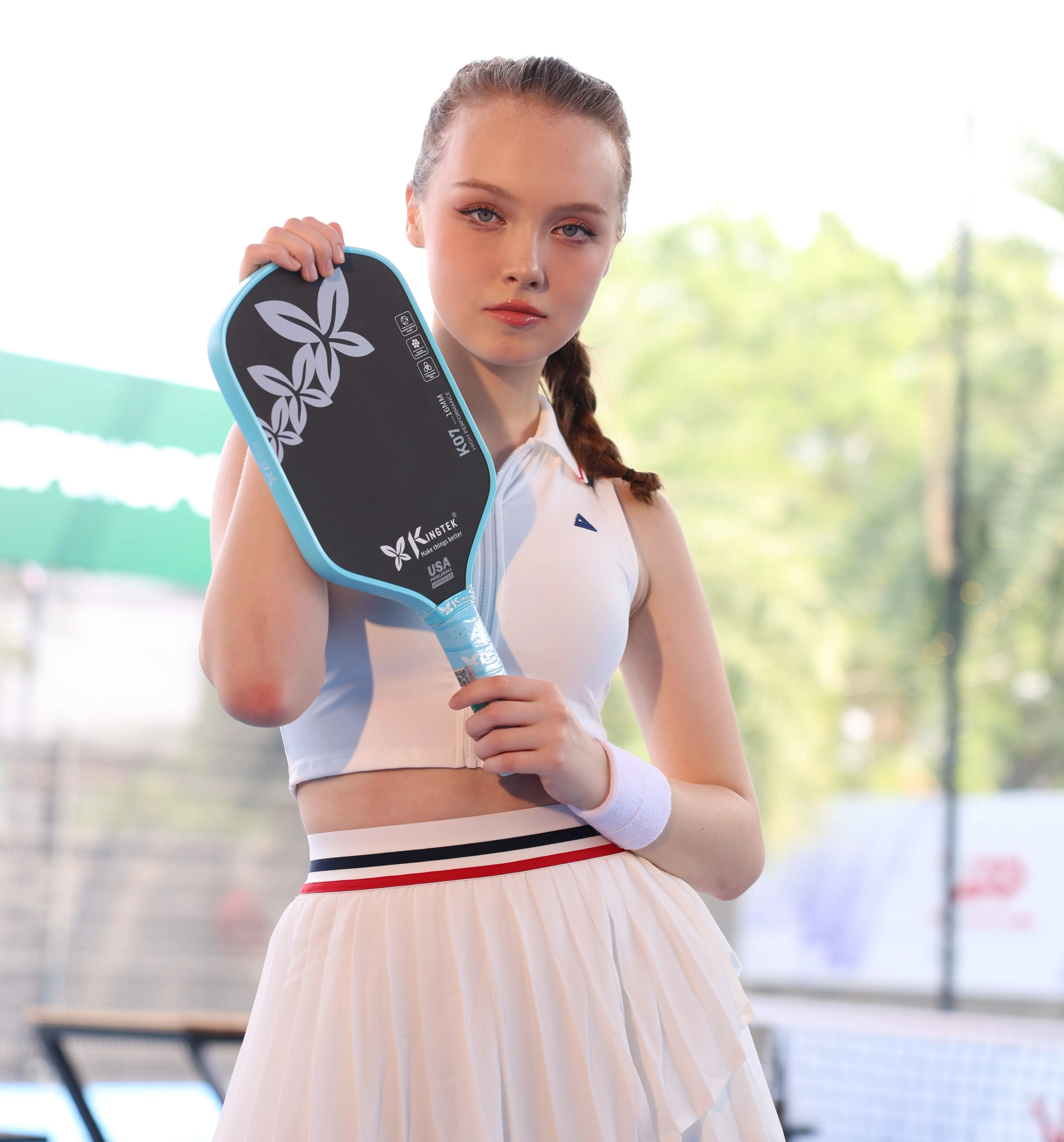 vợt pickleball K07 xanh blue 7