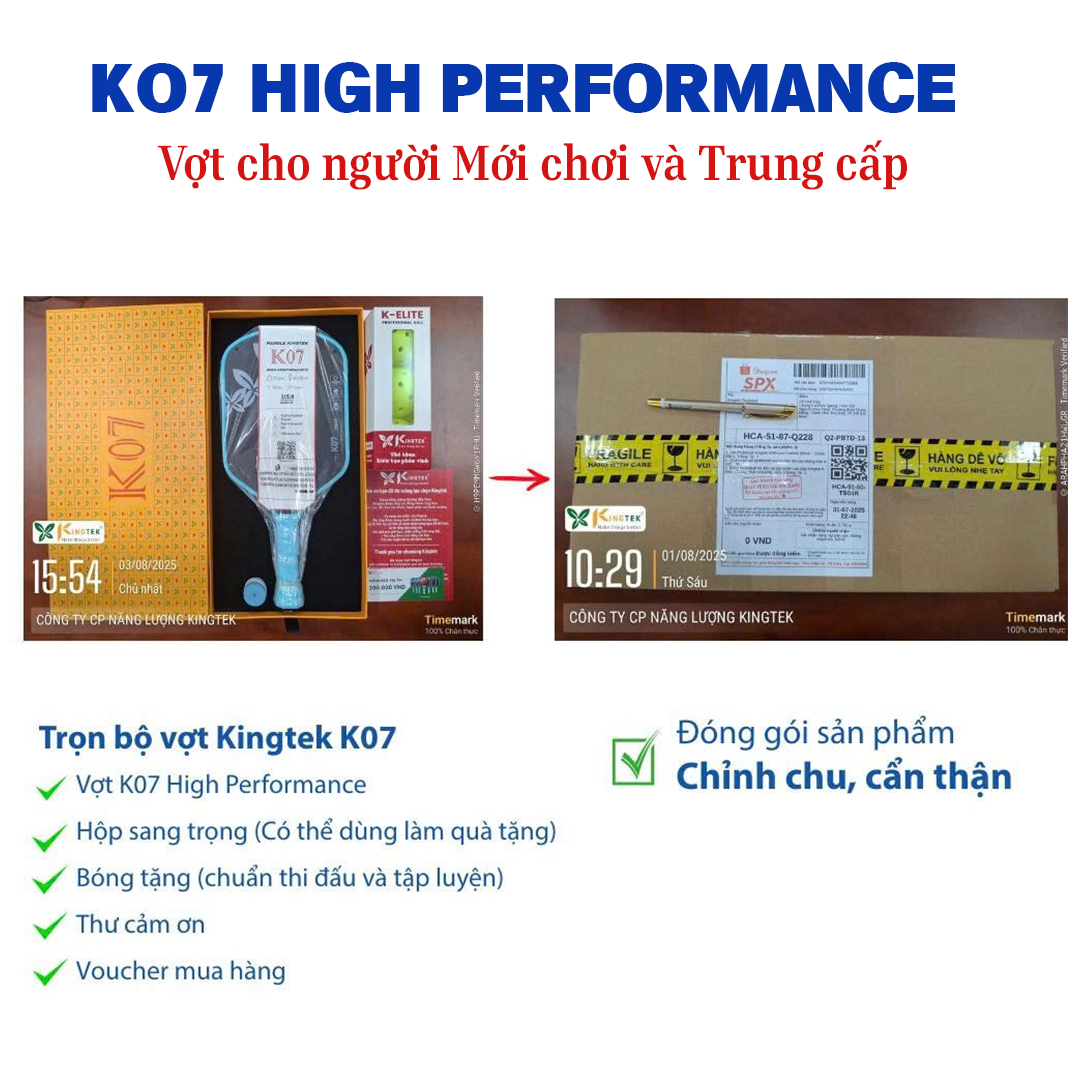 vợt pickleball K07 High performance
