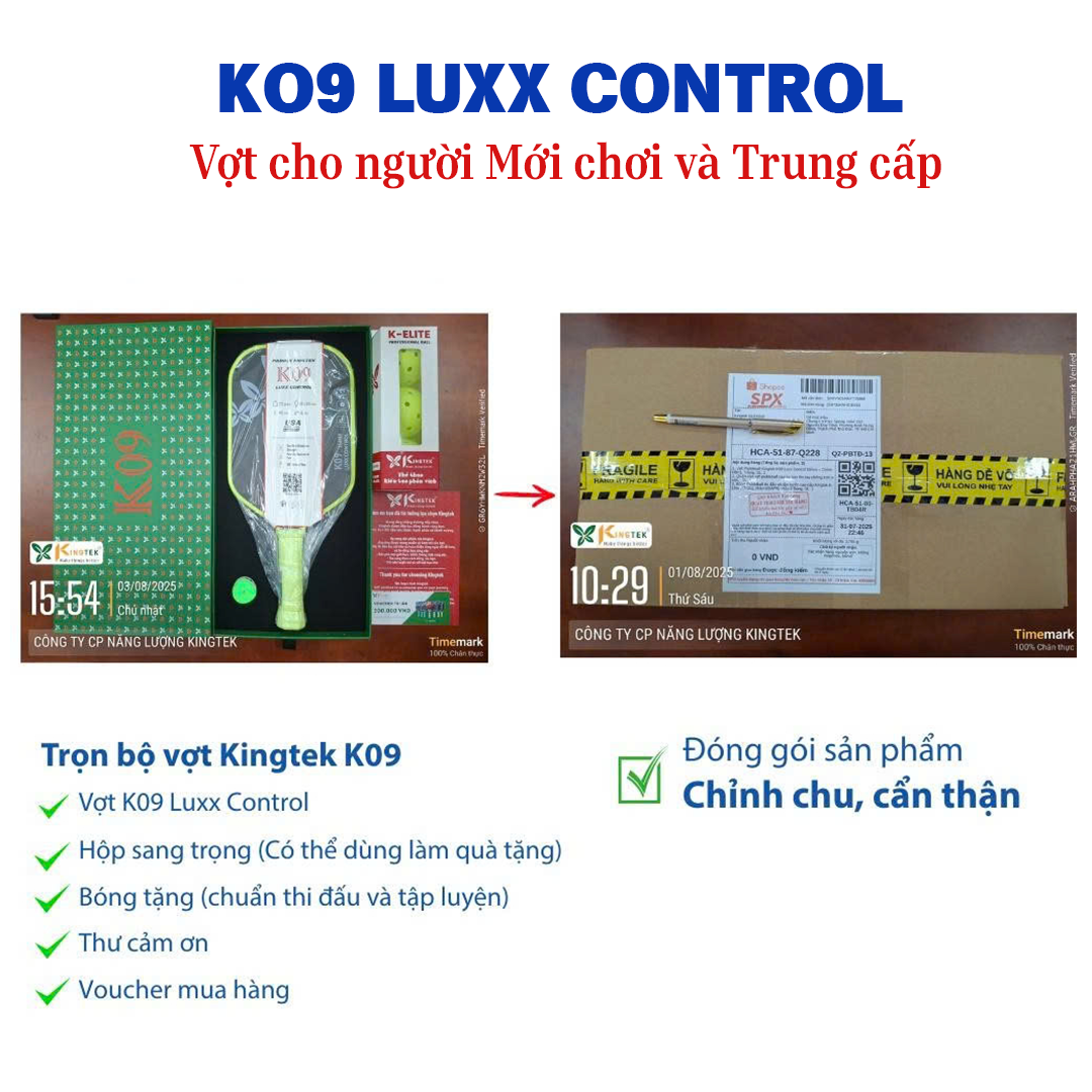 vợt pickleball K09 Luxx Control