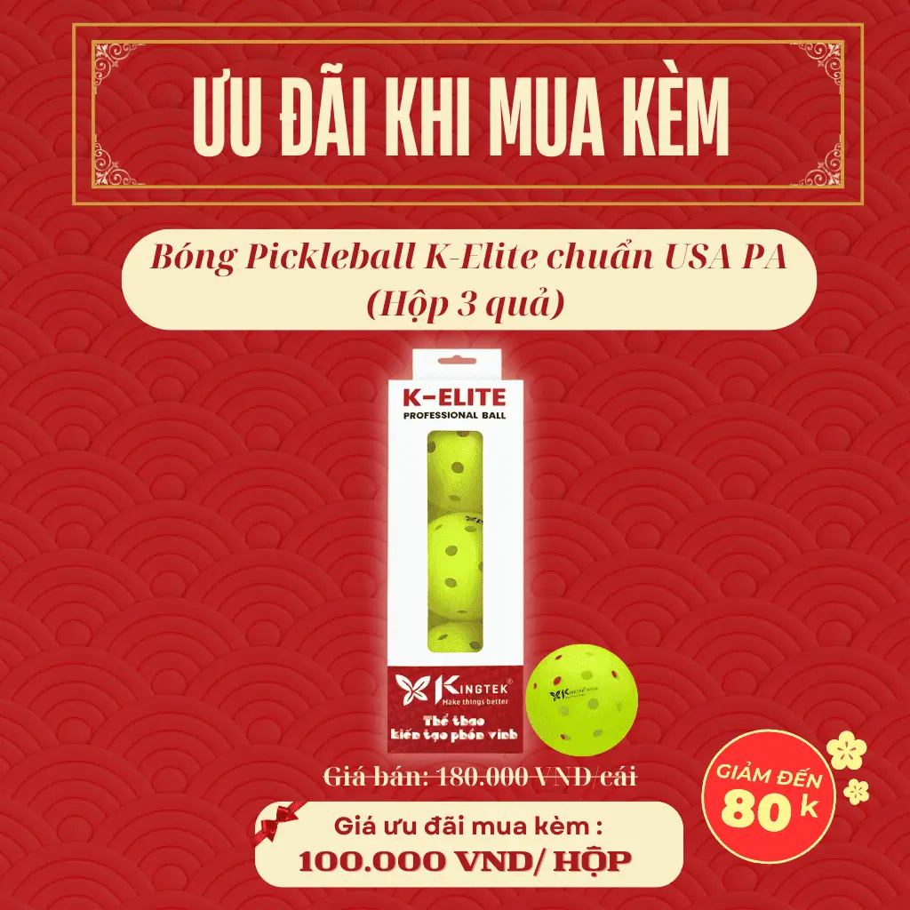 bóng pickleball Kingtek K-Elite