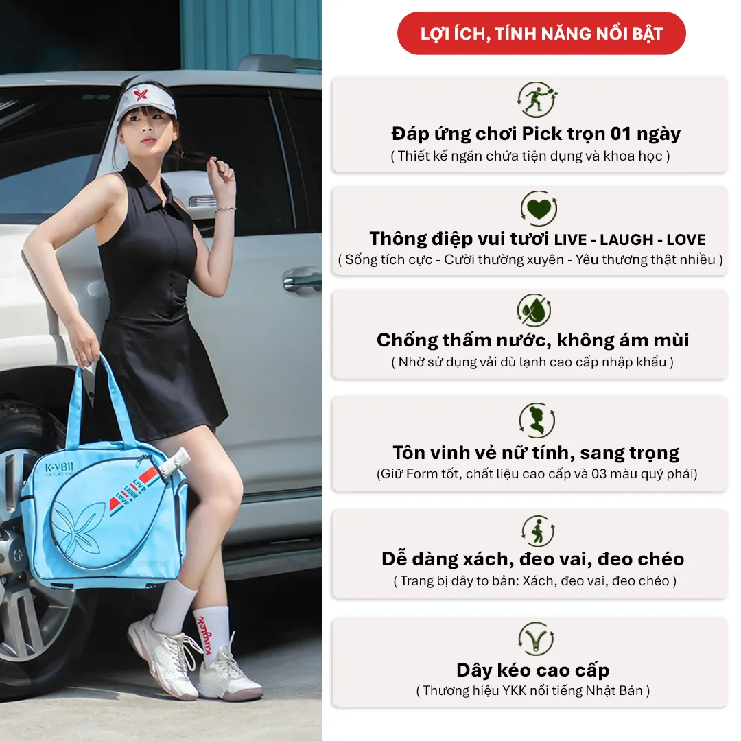 túi thời trang pickleball Kingtek